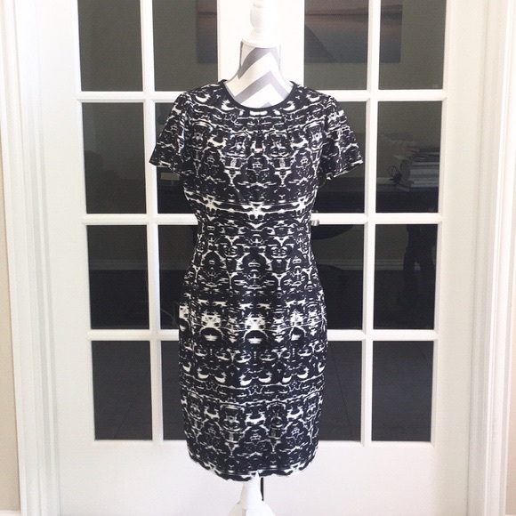J Crew Blurred IKAT Dress - Picture 3 of 7